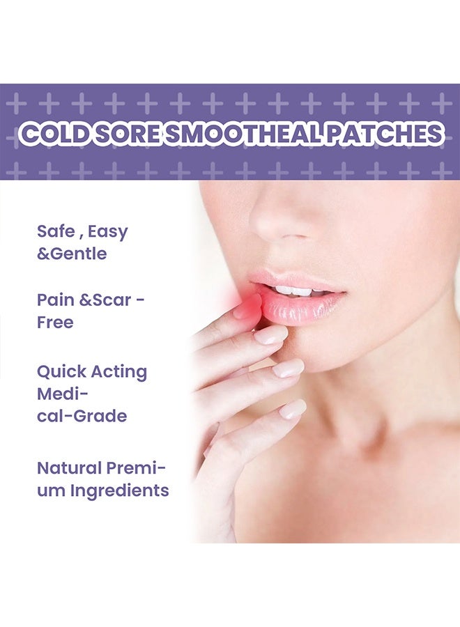 EELHOE Discreet Healing Patch, Health Lip Clear Invisible Cold Sore Patches For Lips Help Soothe Shield And Hide Cold Sores, Helps Prevent Contamination, Fever Blister Bandages For Women And Men (36PCS) - Image 4